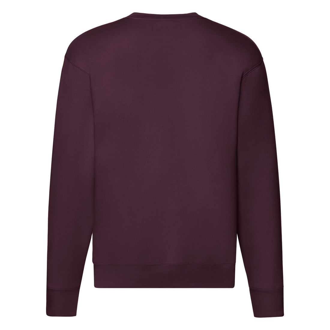 Fruit of the Loom Mens Premium Set In Sweat 62154 - Burgundy - Customisable Sweatshirts