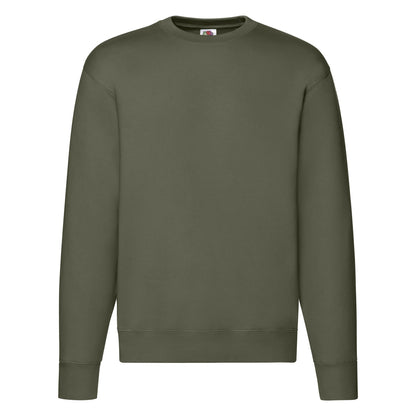 Fruit of the Loom Mens Premium Set In Sweat 62154 - - Customisable Sweatshirts