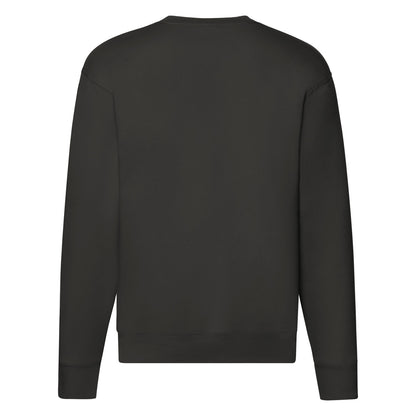 Fruit of the Loom Mens Premium Set In Sweat 62154 - Charcoal - Customisable Sweatshirts