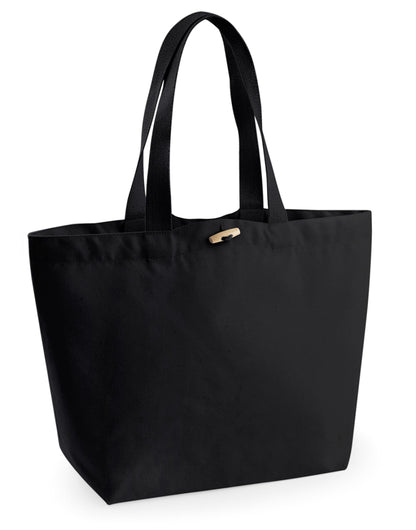 Westford Mill EAware Org Marina Tote w850 - Black O S - Customisable Bags