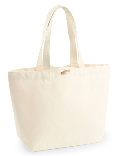 Westford Mill EAware Org Marina Tote w850 - Natural O S - Customisable Bags