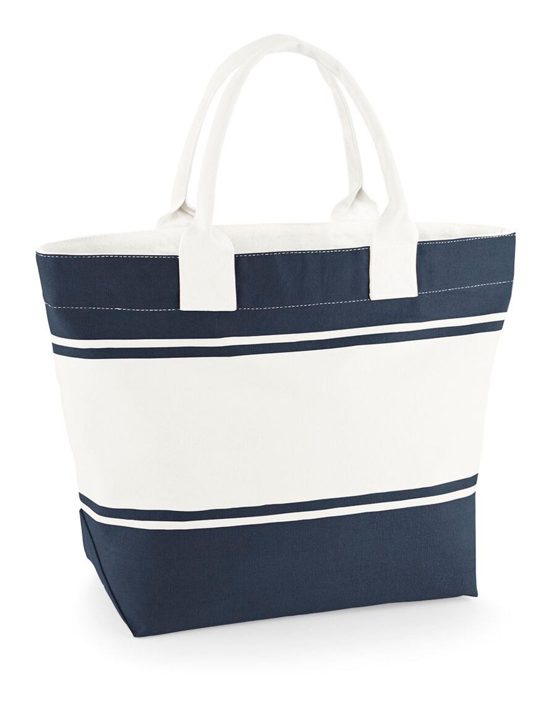 Quadra Canvas Deck Bag qd26 - French Navy Off White O S - Customisable Bags