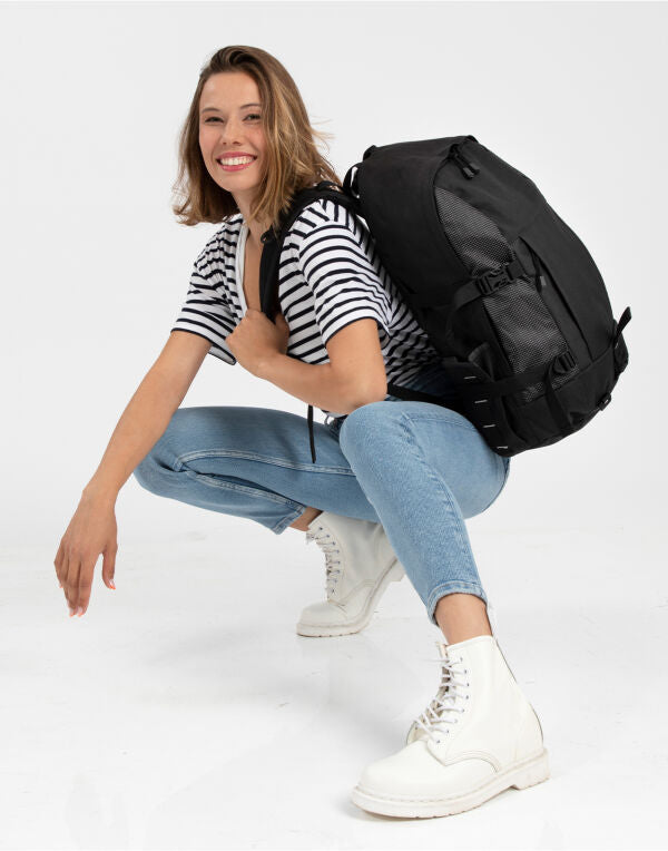 Shugon Gran Paradiso Hiker Backpack sh1788 - Black O S - Customisable Bags