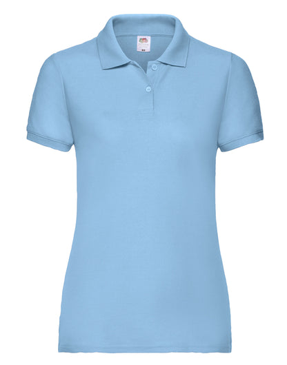Fruit Of The Loom FOTL Ladies 65/35 Polo 63212 - - Customisable Polos