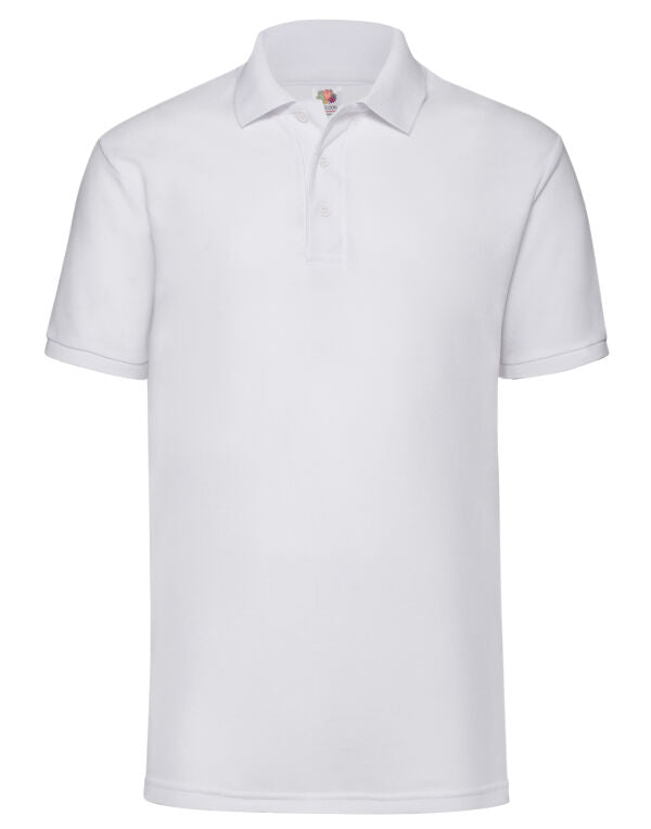 Men’s 65/35 Polycotton Polo Shirt – 63402 - White - Customisable POLO SHIRTS
