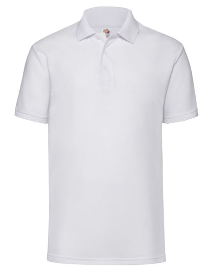 Men’s 65/35 Polycotton Polo Shirt – 63402 - White - Customisable POLO SHIRTS