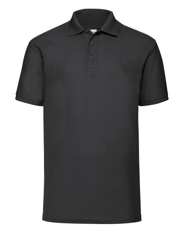 Men’s 65/35 Polycotton Polo Shirt – 63402 - Black - Customisable POLO SHIRTS