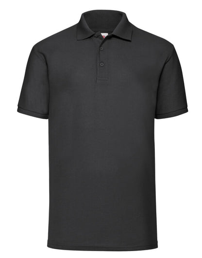 Men’s 65/35 Polycotton Polo Shirt – 63402 - Black - Customisable POLO SHIRTS