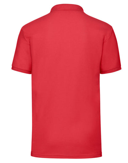 Men’s 65/35 Polycotton Polo Shirt – 63402 - Red - Customisable POLO SHIRTS