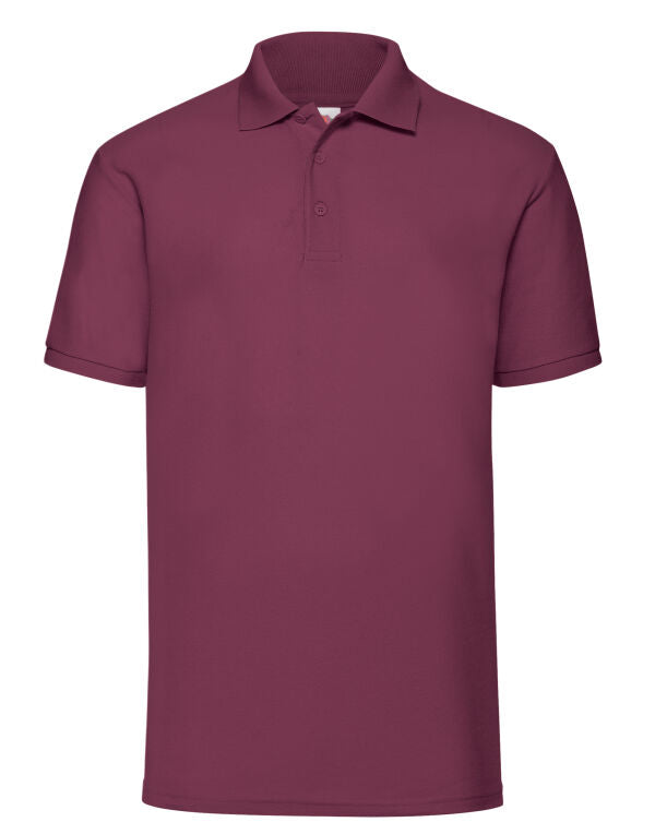 Men’s 65/35 Polycotton Polo Shirt – 63402 - Burgundy - Customisable POLO SHIRTS