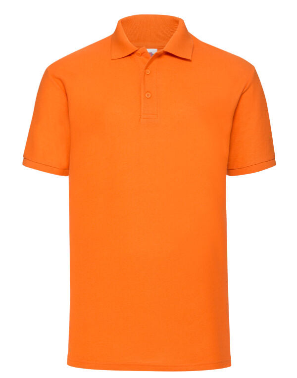 Men’s 65/35 Polycotton Polo Shirt – 63402 - Orange - Customisable POLO SHIRTS