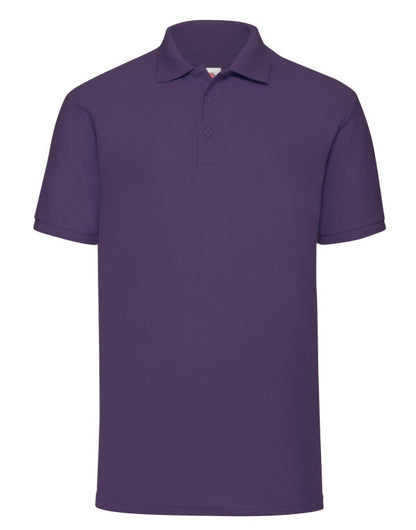 Men’s 65/35 Polycotton Polo Shirt – 63402 - Purple - Customisable POLO SHIRTS