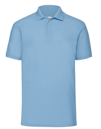 Men’s 65/35 Polycotton Polo Shirt – 63402 - Sky Blue - Customisable POLO SHIRTS