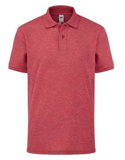 Fruit Of The Loom FOTL Kids 65/35 Polo 63417 - - Customisable Polos
