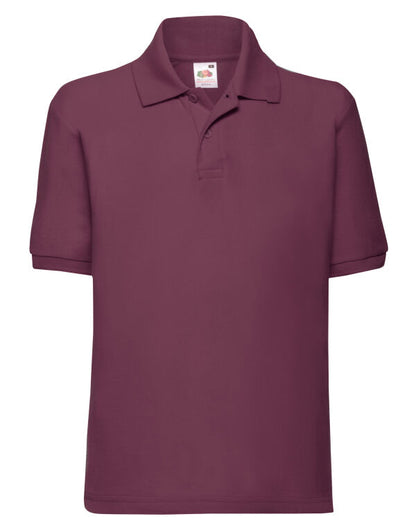 Kids 65/35 Polycotton Polo Shirt – 63417 - Purple - Customisable Polos