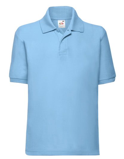 Fruit Of The Loom FOTL Kids 65/35 Polo 63417 - - Customisable Polos