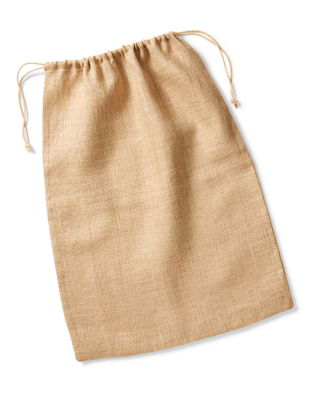 Westford Mill Jute Stuff Bag w415 - Natural - Customisable Bags