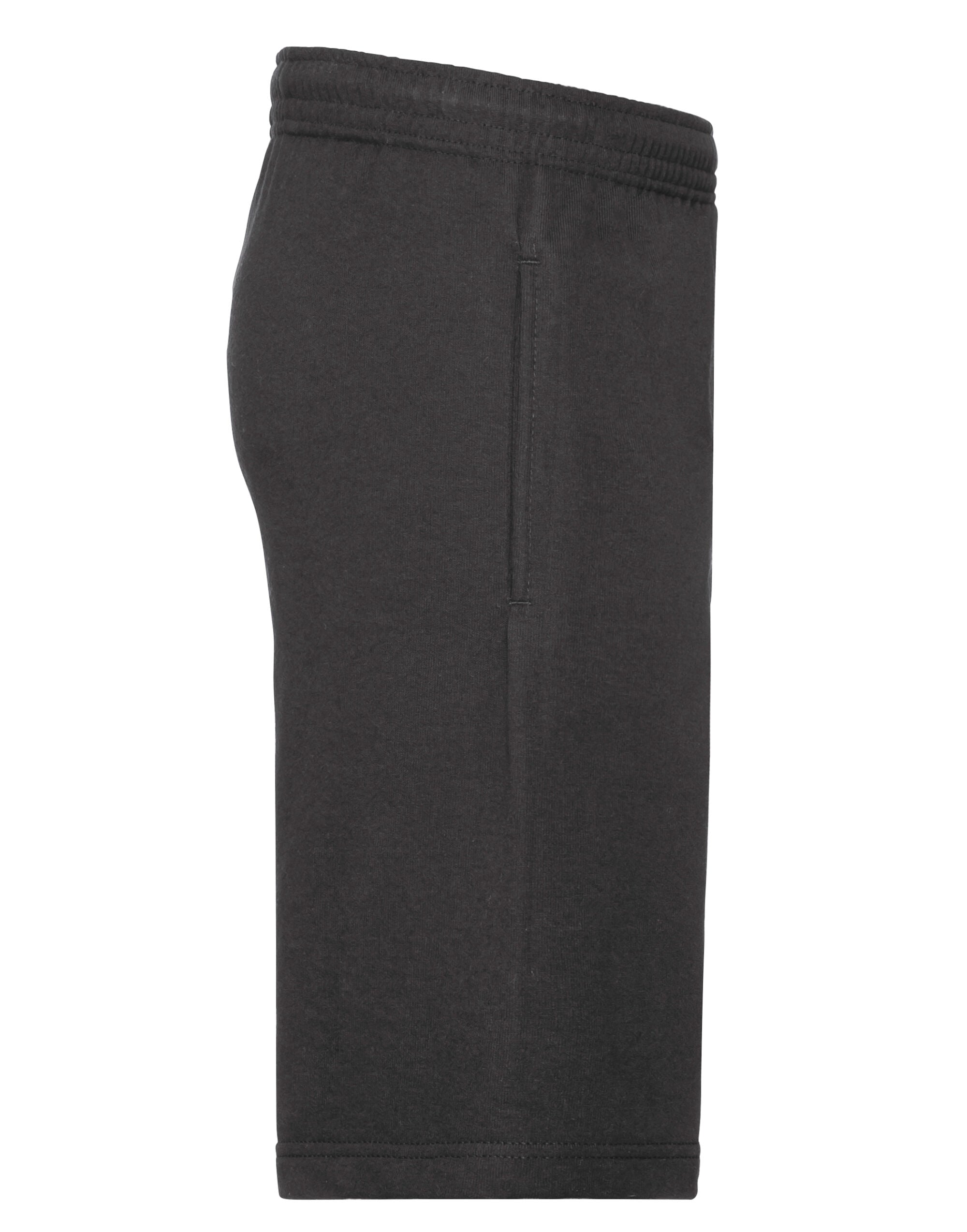 Fruit of the Loom Mens Lightweight Shorts 64036 - Black - Customisable Shorts