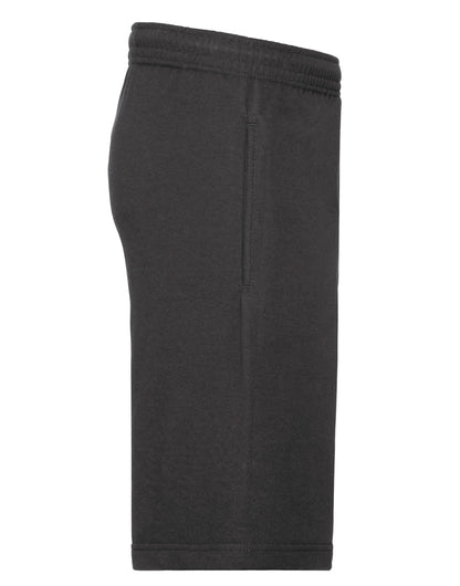 Fruit of the Loom Mens Lightweight Shorts 64036 - Black - Customisable Shorts