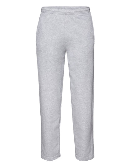 Fruit of the Loom Mens Lightweight Open Hem Jog Pants 64038 - - Customisable Joggers