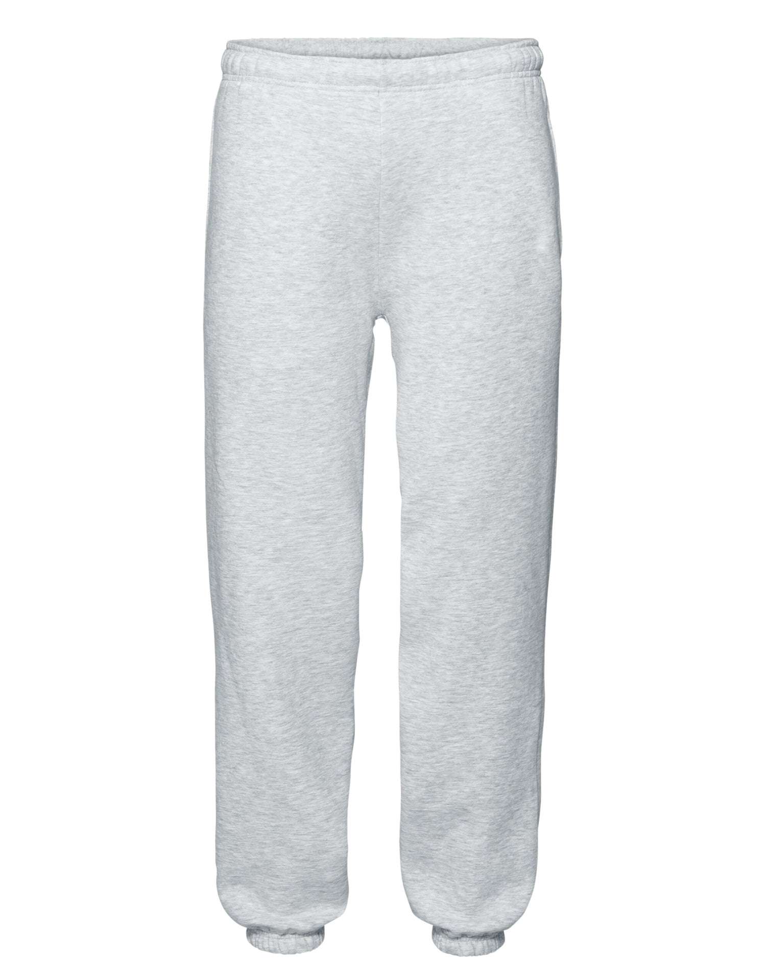 Fruit of the Loom Mens Premium Elastic Cuff Jog Pants 64040 - Heather Grey - Customisable Joggers