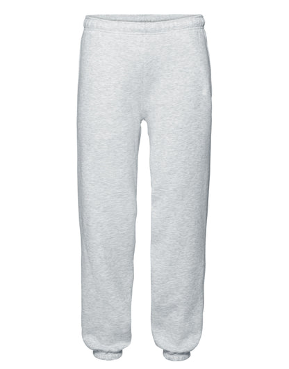 Fruit of the Loom Mens Premium Elastic Cuff Jog Pants 64040 - Heather Grey - Customisable Joggers