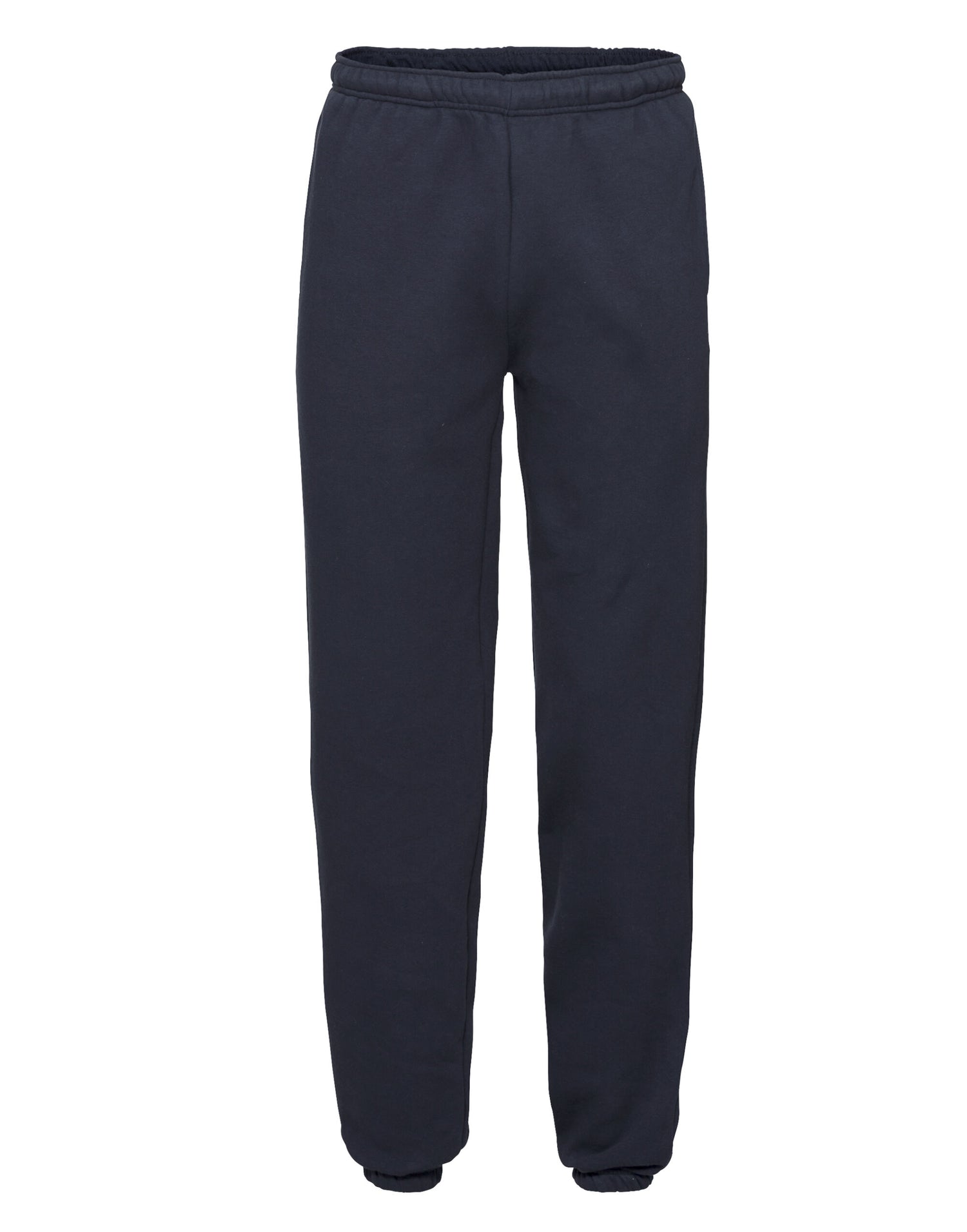 Fruit of the Loom Mens Premium Elastic Cuff Jog Pants 64040 - Deep Navy - Customisable Joggers