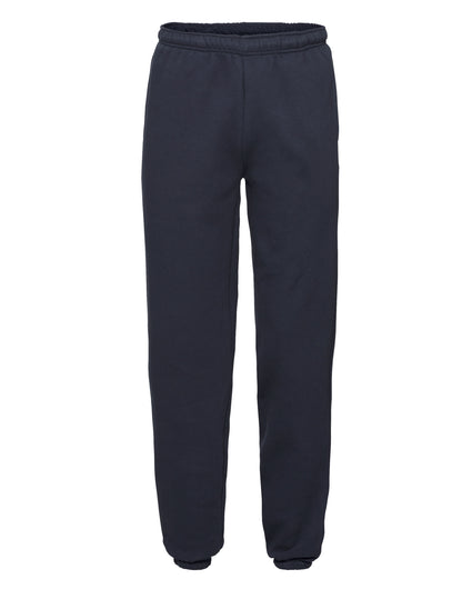 Fruit of the Loom Mens Premium Elastic Cuff Jog Pants 64040 - Deep Navy - Customisable Joggers