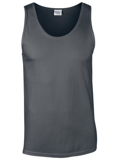 Gildan GIldan Softstyle Adult Tank Top 64200 - Charcoal - Customisable T-Shirts