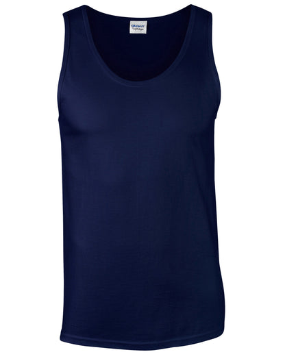 Gildan GIldan Softstyle Adult Tank Top 64200 - Navy Blue - Customisable T-Shirts