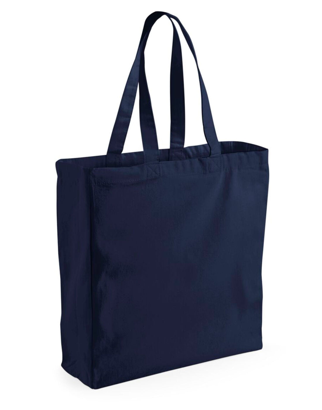 Westford Mill Canvas Classic Shopper w108 - French Navy O S - Customisable Bags