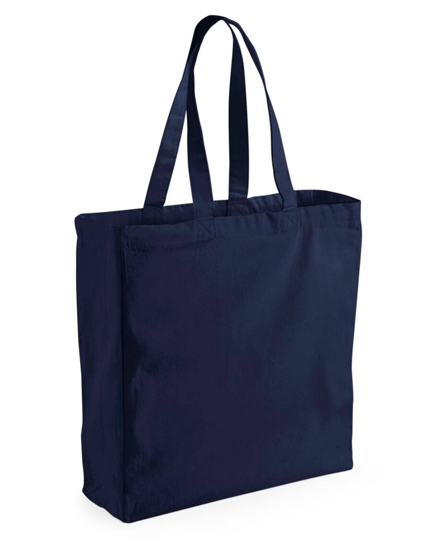 Westford Mill Canvas Classic Shopper w108 - French Navy O S - Customisable Bags