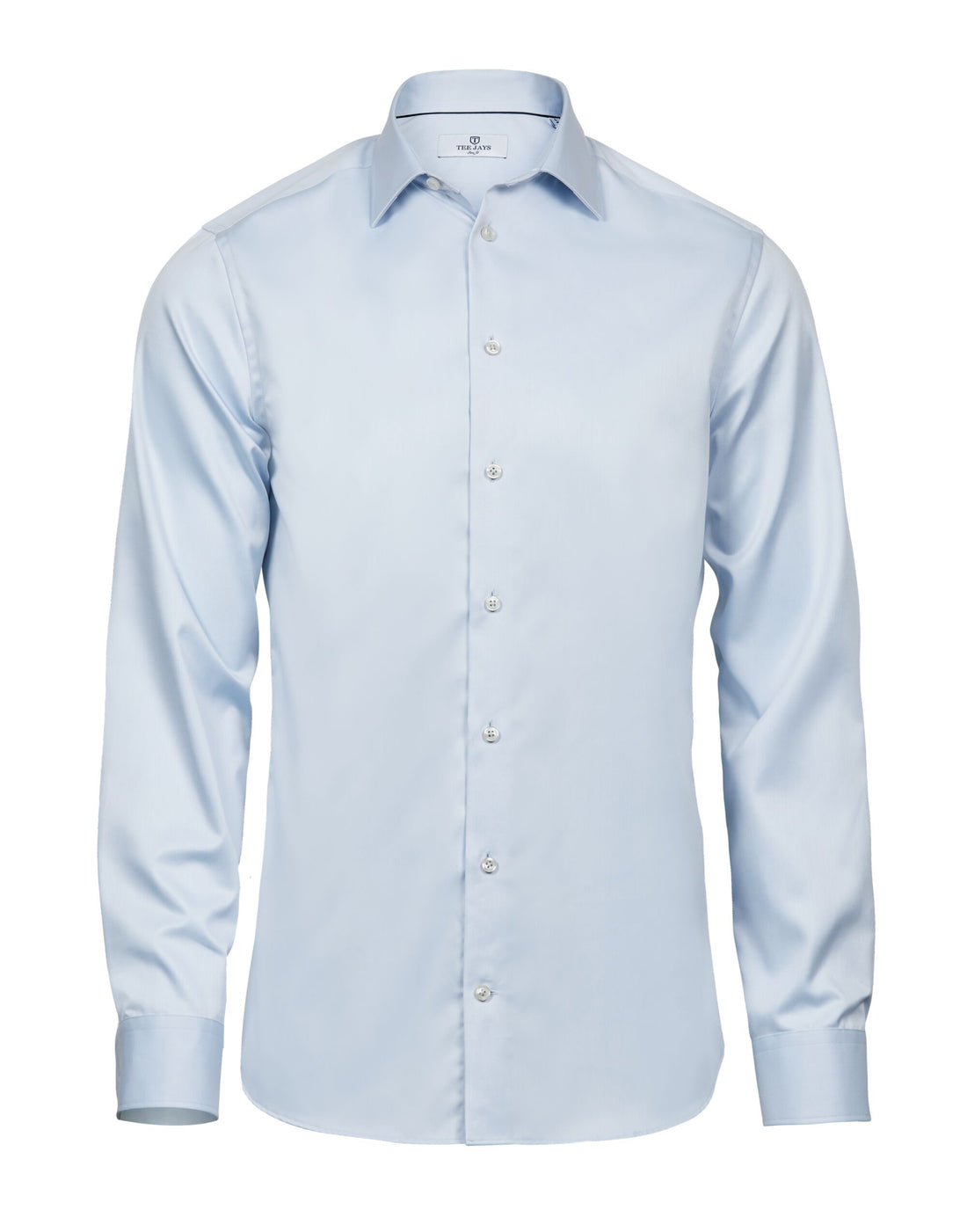 Tee Jays Mens Luxury Shirt Slim Fit TJ4021 - Light Blue - Customisable Shirts