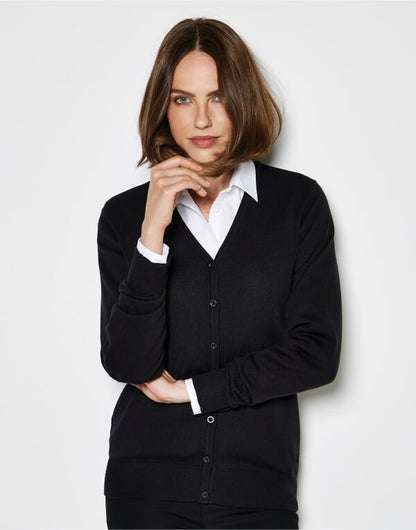 Kustom Kit Ladies V Neck Cardigan KK354 - - Customisable Sweatshirt