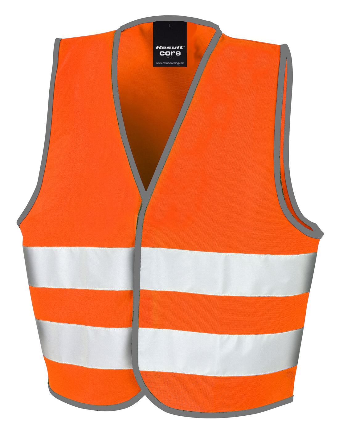 Result Safe Guard Junior Safety Vest R200J - Hi Vis Orange - Customisable Safetywear