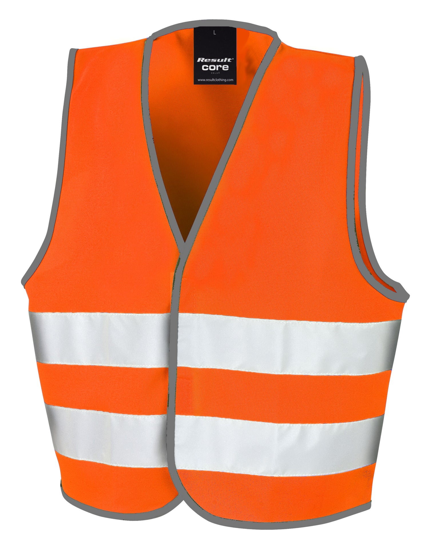 Result Safe Guard Junior Safety Vest R200J - Hi Vis Orange - Customisable Safetywear