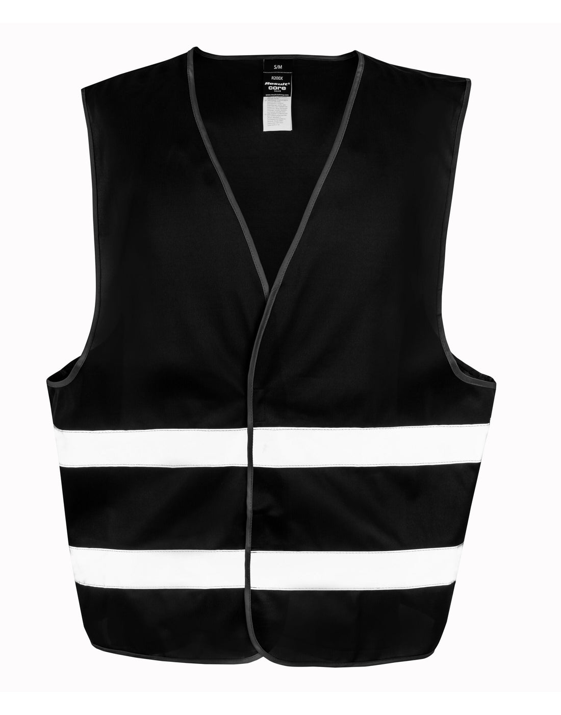 Result Safeguard Enhance Visibility Vest r200xev - Black - Customisable HV Vest