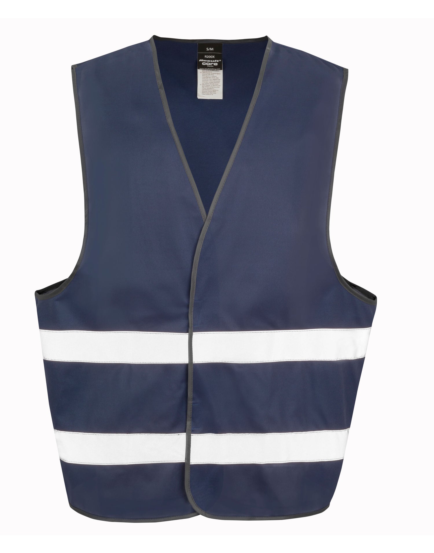 Result Safeguard Enhance Visibility Vest r200xev - Navy - Customisable HV Vest
