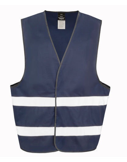 Result Safeguard Enhance Visibility Vest r200xev - Navy - Customisable HV Vest