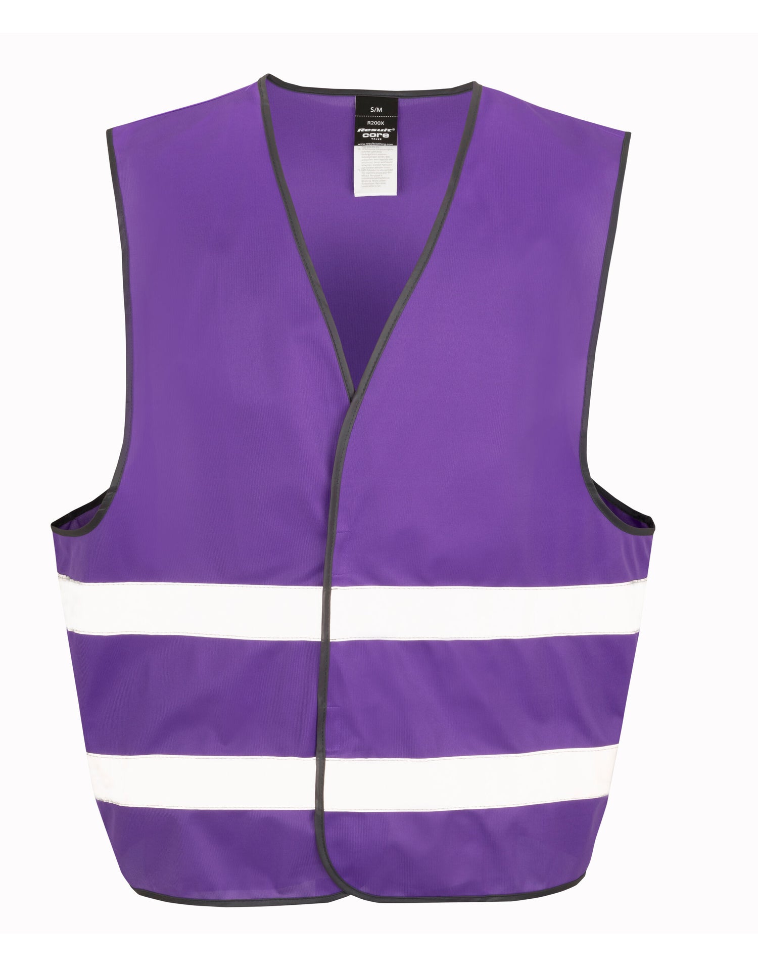 Result Safeguard Enhance Visibility Vest r200xev - Purple - Customisable HV Vest