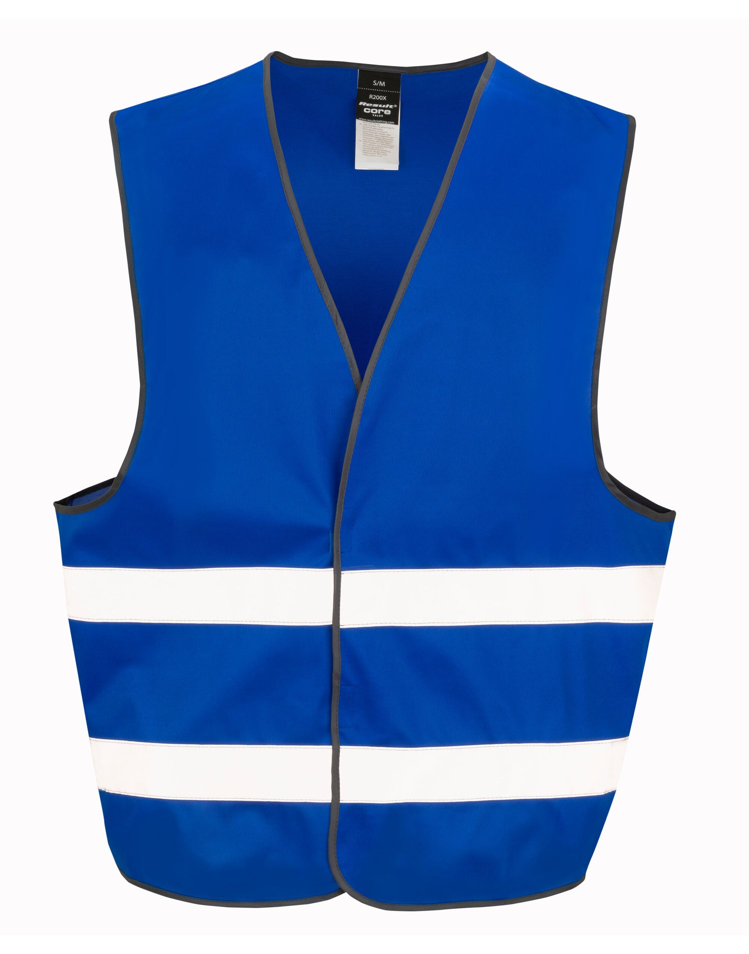 Result Safeguard Enhance Visibility Vest r200xev - Royal Blue - Customisable HV Vest