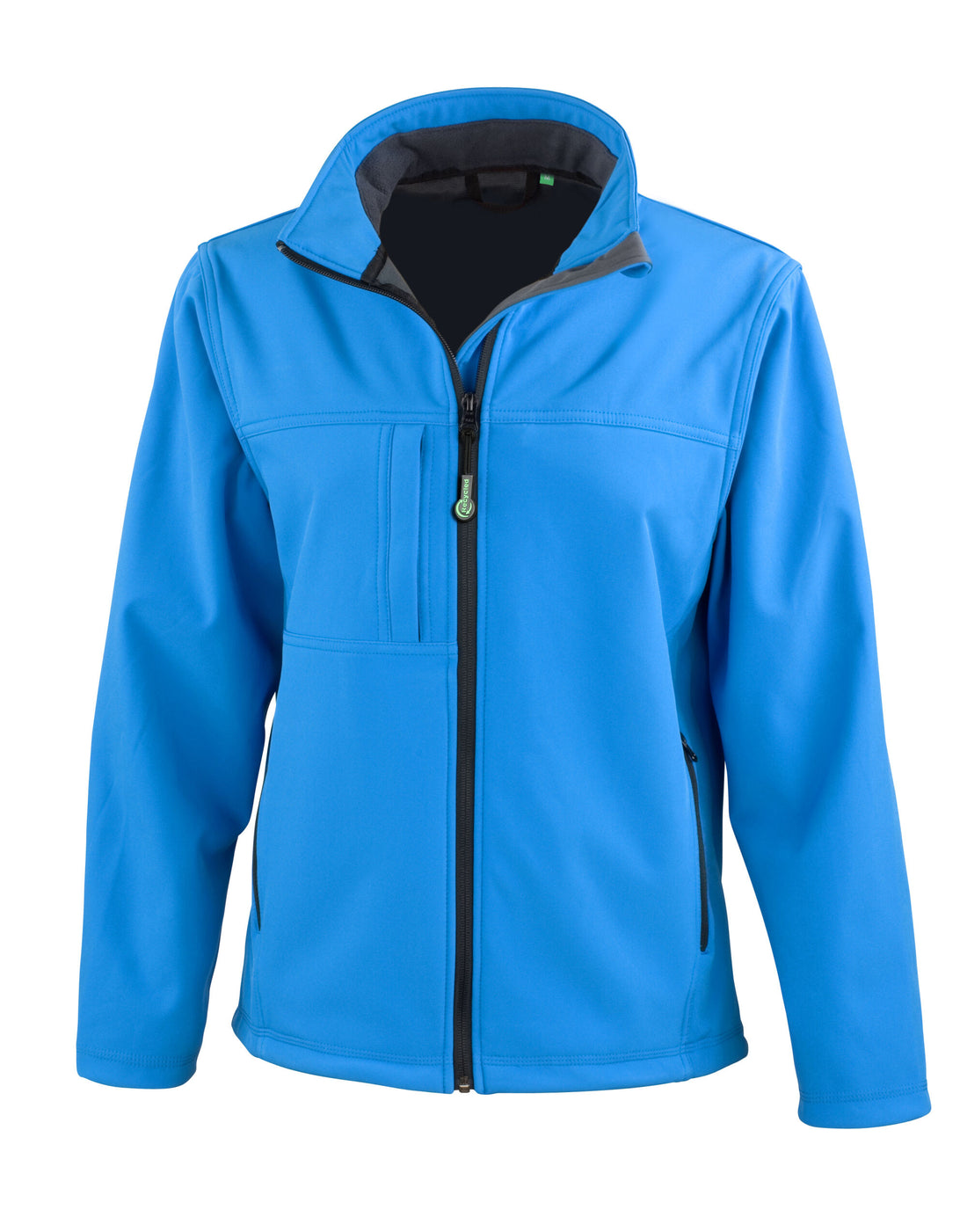 Result Womens Classic Softshell Jacket R121F - Azure Blue - Customisable Softshell Jacket