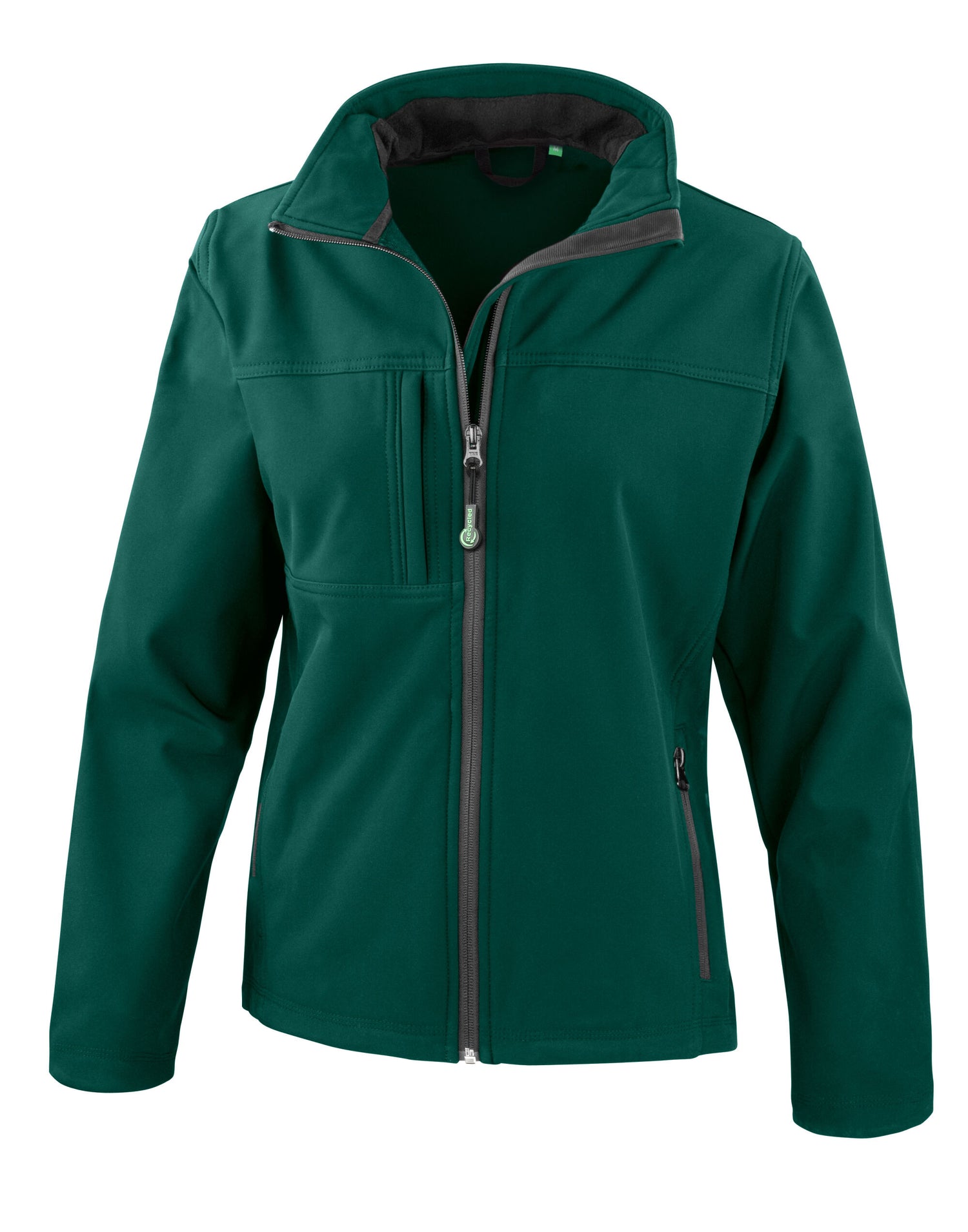 Result Womens Classic Softshell Jacket R121F - Bottle Green - Customisable Softshell Jacket