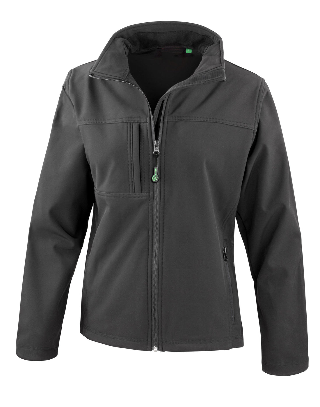 Result Womens Classic Softshell Jacket R121F - Black - Customisable Softshell Jacket