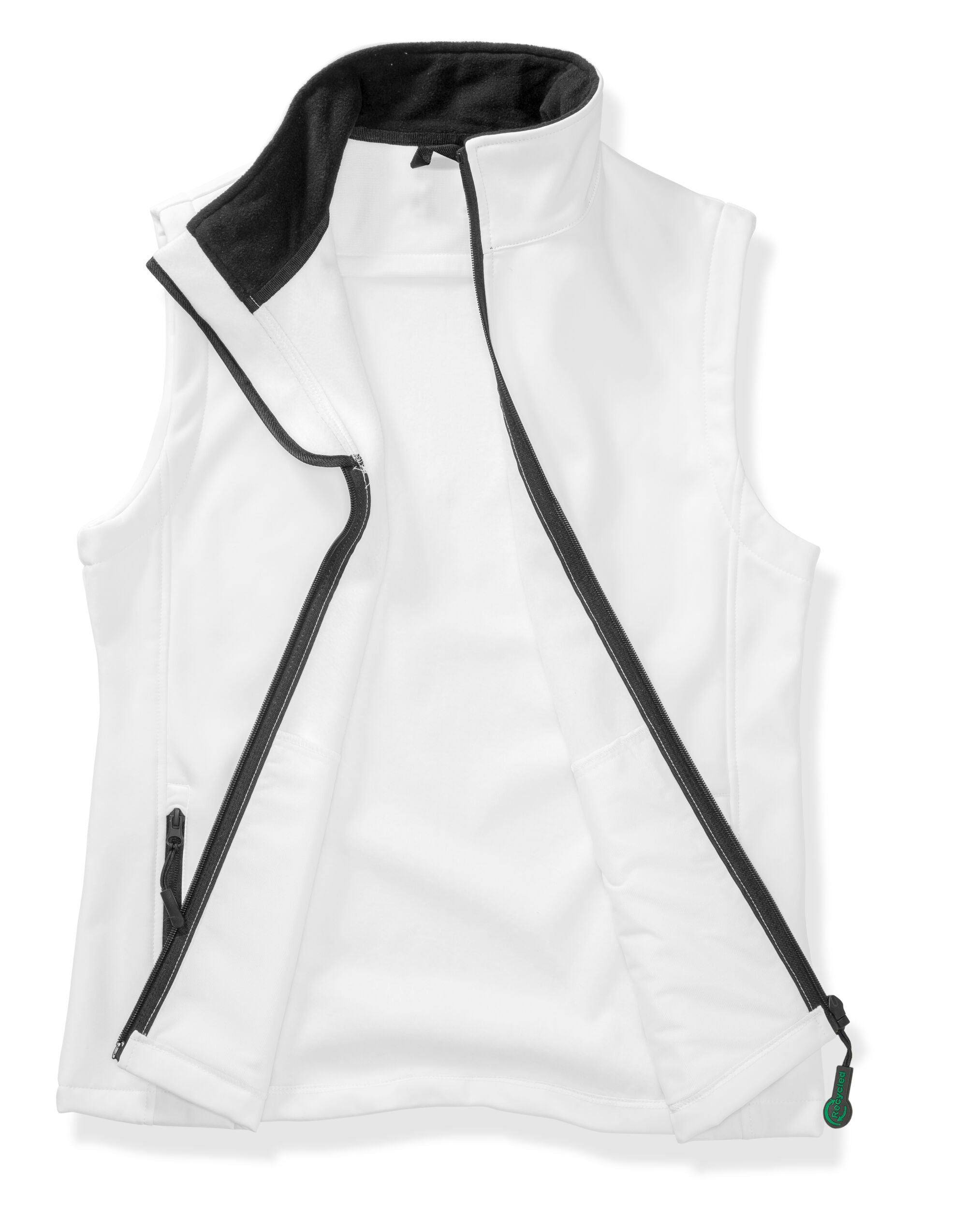 Result Core Mens Printable Sshell BWarm R232M - White Black - Customisable Jacket