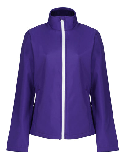 Regatta Professional Regatta Women Ablaze Printable Softshell tra629 - Vibrant Purple White - Customisable Jacket