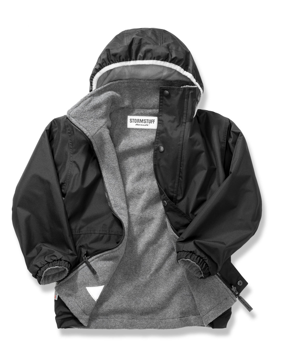 Result Junior Stormdri Jacket R160JY - Black Grey - Customisable Jackets