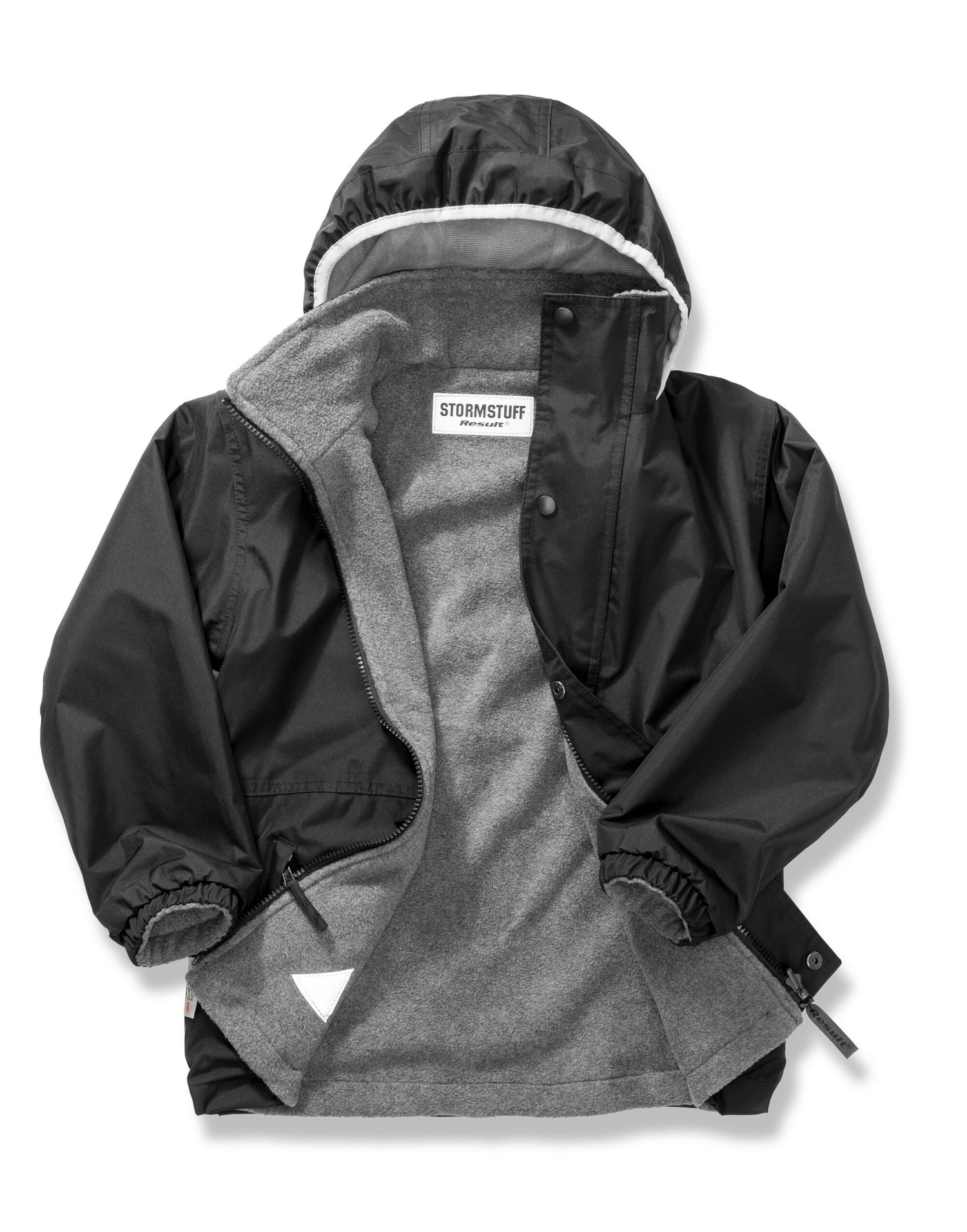 Result Junior Stormdri Jacket R160JY - Black Grey - Customisable Jackets