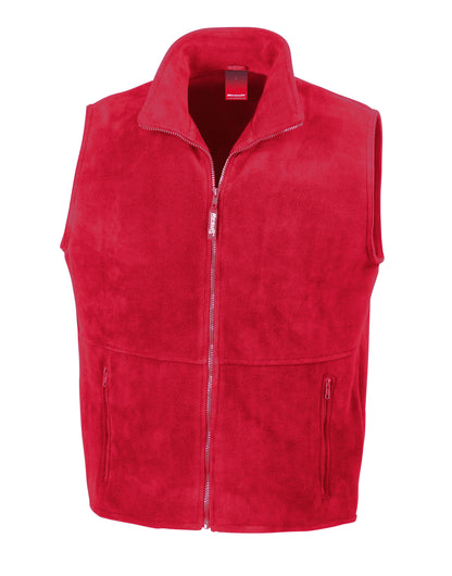 Result Polartherm Bodywarmer R37X - Red - Customisable Gilets &amp; Body Warmers
