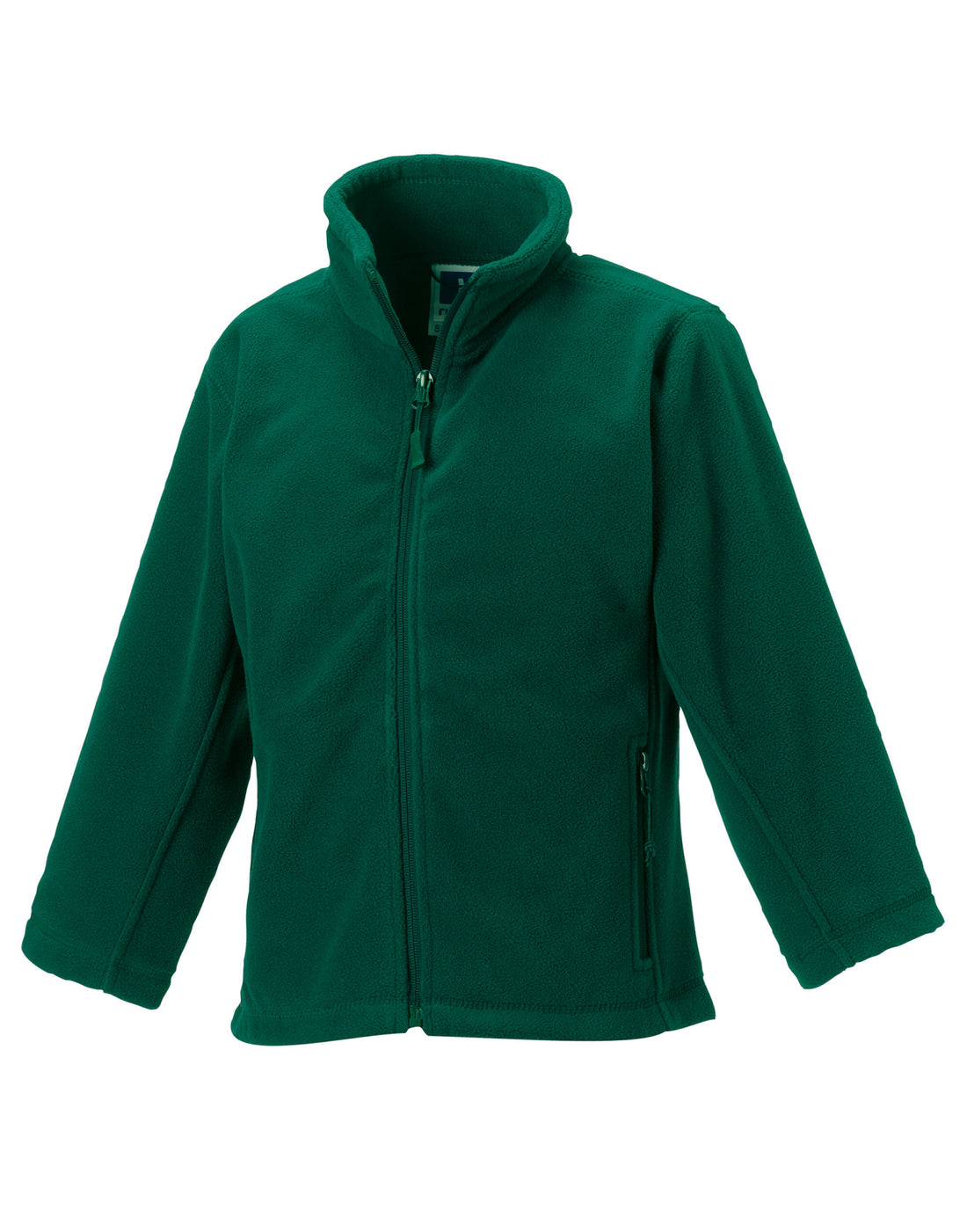 Russell Kids FZ Outdoor Fleece 8700b - Bottle Green - Customisable Fleece
